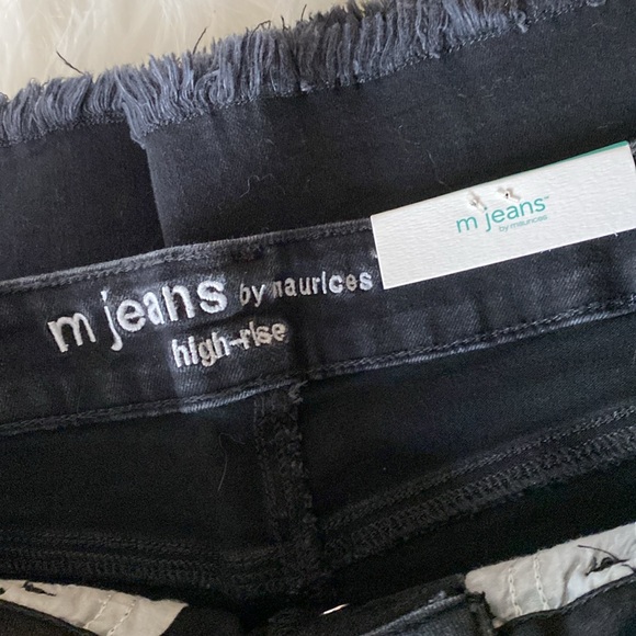 Plus Size m jeans by maurices Black Flare High Rise Jean - Picture 5 of 7